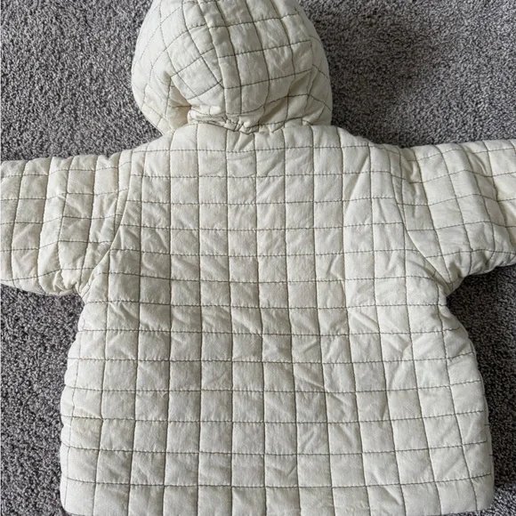 Ivory Quilted Spring Jacket - Picture 2 of 4